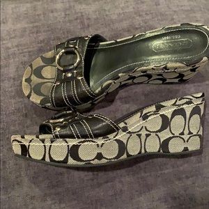 Coach wedges size 8.5